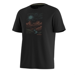 Smartwool Men's Wander Valley Active Short Sleeve Graphic Tee - Black