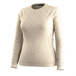 Smartwool Classic Thermal Merino Base Layer Crew 250g Woman - Almond Donegal