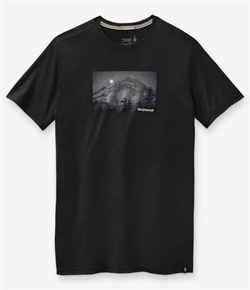 Smartwool Men's Merino Sport 150 Mount Hood Moon Graphic Tee - Black - T-shirt