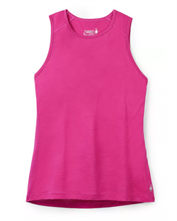 Smartwool Women's Merino Sport 120 Ultralite High Neck Tank - Festive Fuchsia - Top
