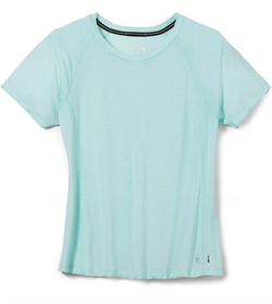 Smartwool Women's Merino Sport 120 Ultralite Short Sleeve Tee - Bleached Aqua Heather - T-shirt