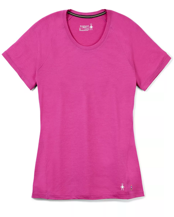 Smartwool Women\'s Merino 150 Baselayer Short Sleeve - Festive Fuchsia - T-shirt