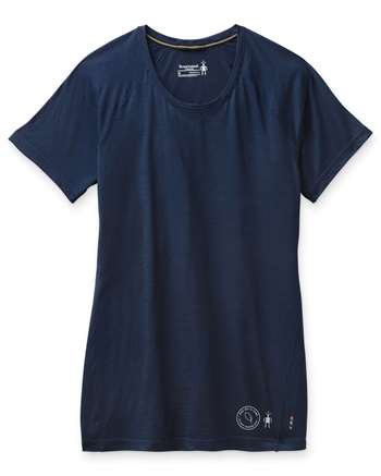 Smartwool Women\'s Merino 150 Plant-Based Dye Baselayer Short Sleeve - Indigo Blue - T-shirt