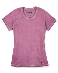 Smartwool Women's Merino 150 Plant-Based Dye Baselayer Short Sleeve - Summer Sound Purple Wash - T-shirt