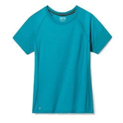 Smartwool Women's Active Ultralite Short Sleeve Tee - Deep Lake - T-shirt