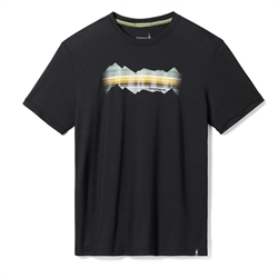 Smartwool Men's Everyday Mountain Horizon Graphic Short Sleeve Tee - Black - T-shirt