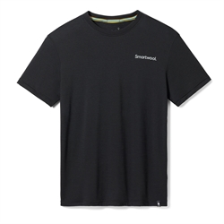Smartwool Men's Everyday Dawn Rise Sport Graphic Short Sleeve Tee - Black - T-shirt
