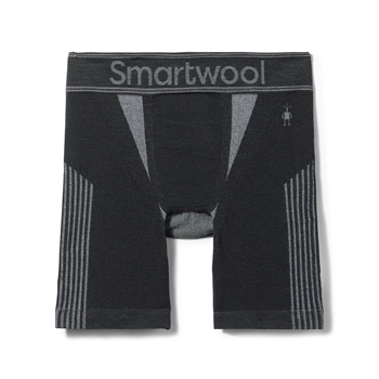 Smartwool Men\'s Everyday Intraknit 6" Boxer Brief - Black - Boxershorts