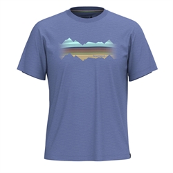 Smartwool Mountain Horizon Graphic Short Sleeve Tee Unisex - Nightfall Blue