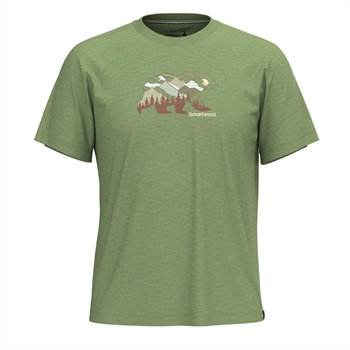 Smartwool Bear View Graphic Short Sleeve Tee Unisex - Fern Green