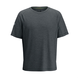 Smartwool Men's Active Ultralite Short Sleeve Tee - Charcoal Heather - T-shirt