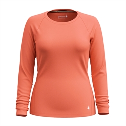 Smartwool Classic All-Season Merino Base Layer Long Sleeve 150g Woman - Coral Reef - Langærmet uldtrøje