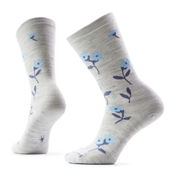 Smartwool Everyday Garden Gala Crew Socks Women's Fit - Ash - Merinouldsstrømpe