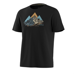 Smartwool Men's Peak Bagger Active Short Sleeve Graphic Tee - Black