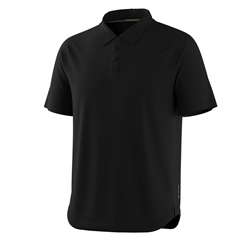  Smartwool Men's Active Mesh Polo - Black - Polo t-shirt