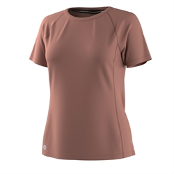 Smartwool Active Ultralite Short Sleeve Tee Woman - Mocha - T-shirt