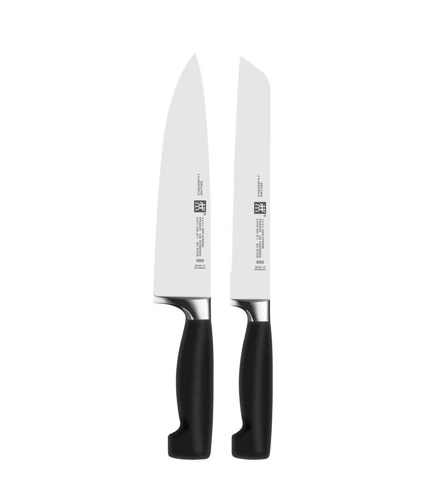 Zwiling: Knivsæt 2 dele - Brødkniv og Kokkekniv [**** ®Four