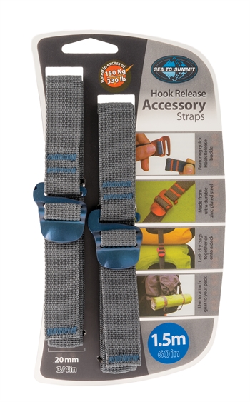 Sea to Summit Accessory Hook Straps 20mm - 1.5m - Blue