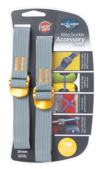 Sea to Summit Accessory Straps 20mm - 1m - Yellow