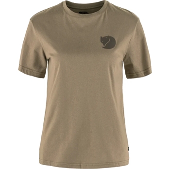 Fjällräven Walk With Nature T-shirt Women - Suede Brown